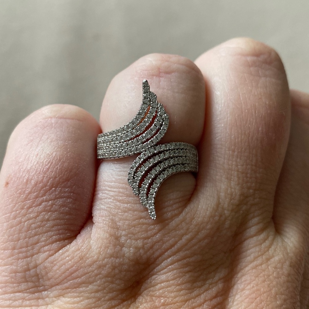 Angel Wings Sterling Silver Ring